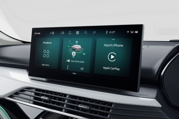 tata harrier ev touchscreen